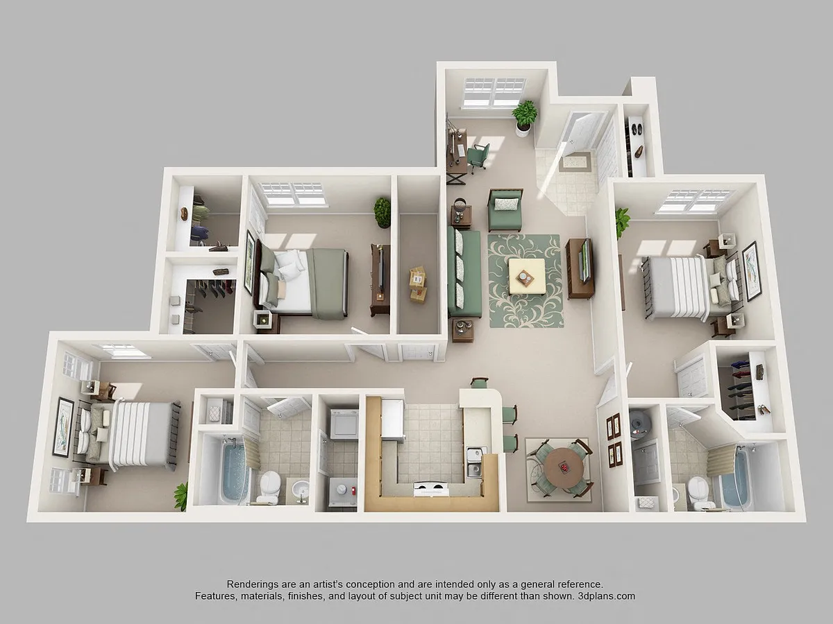Floor plan 3A Renovation 3