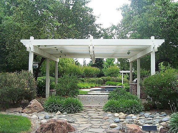 Entrance To A Panoramic Back Yard