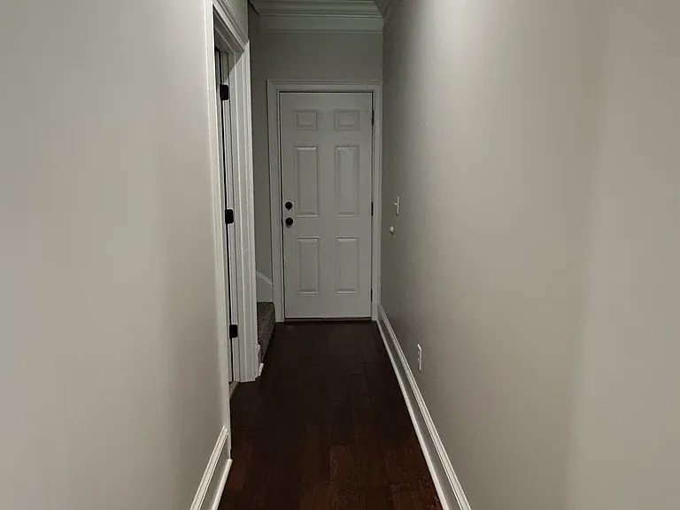 Hallway to garage