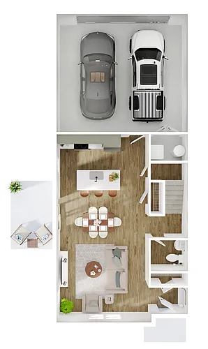 Floor plan Summit 3 x 2.5