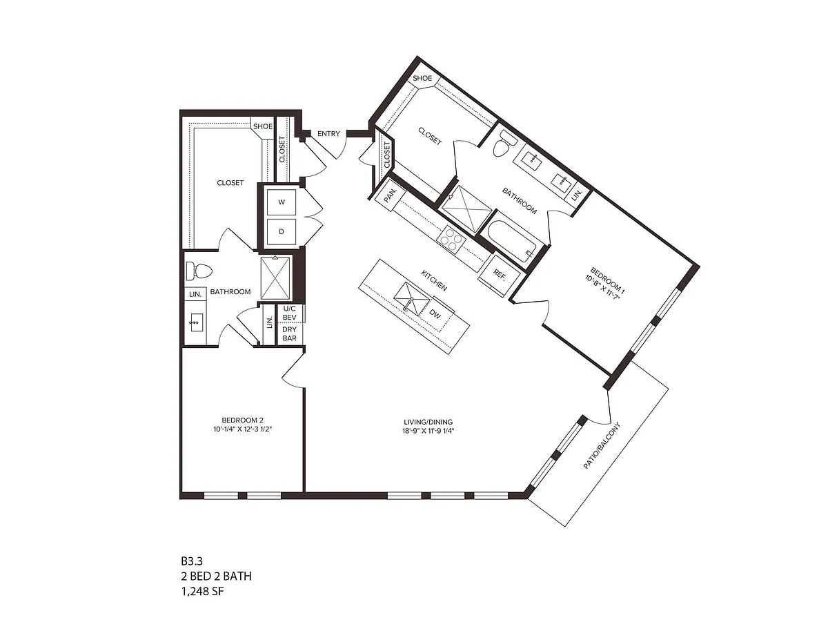 Floor plan B33