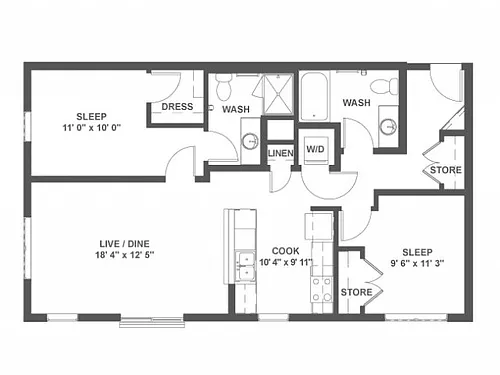 Floor plan C4b