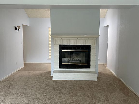 living room from window