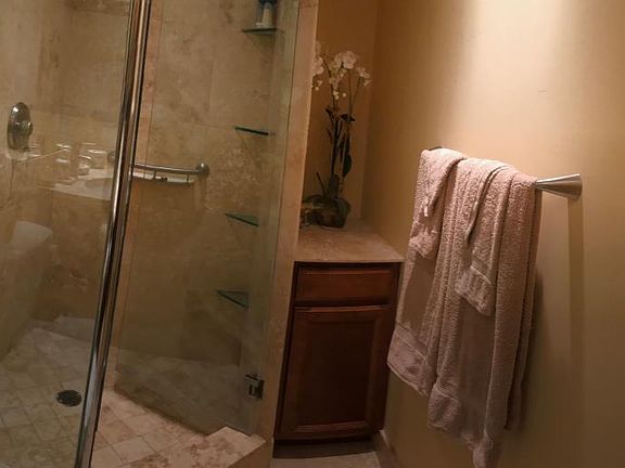 ...and radiant heat flooring in bathroom