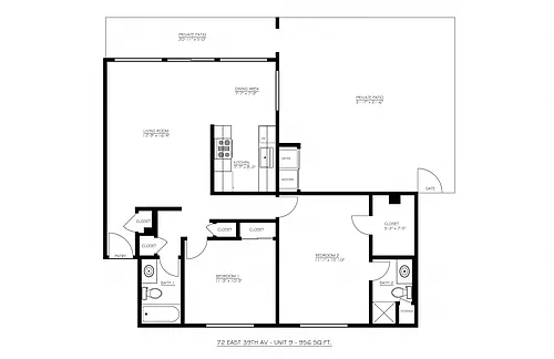 Floor plan 2X2