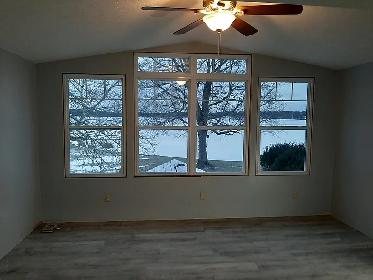 Plenty of Natural Light
And View of Lake