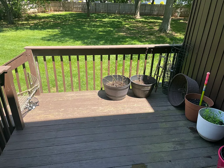 Deck and Backyard access