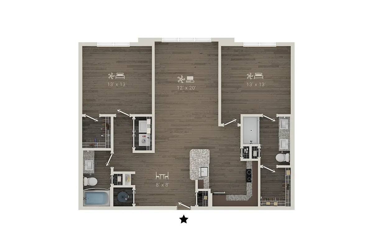 Floor plan Shore ALT