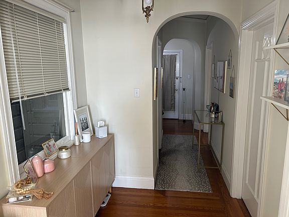 Entryway view from Living Room looking toward front door