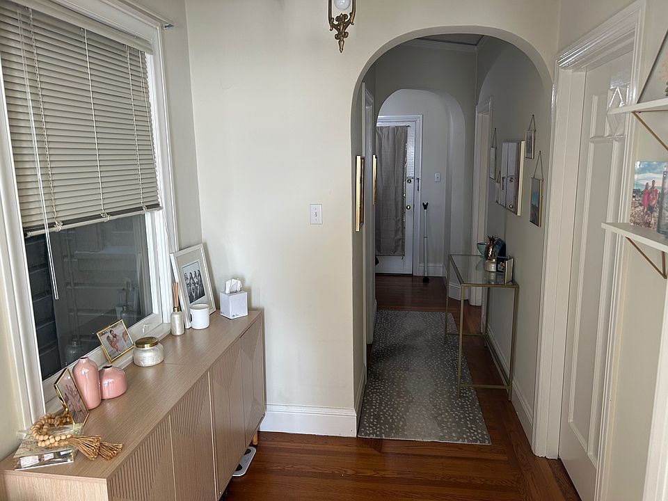 Entryway view from Living Room looking toward front door