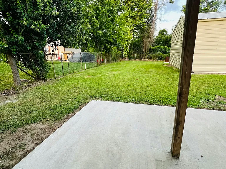 Back yard