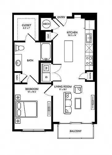 Floor plan 1A