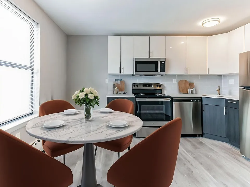 Step into modern living at Newpointe Apartments, where contemporary design meets comfort. Enjoy a stylish kitchen with high-end appliances and an inviting dining area perfect for gatherings. Schedule your tour today to see your new home!