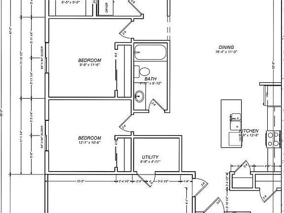 Floor Plan of One Unit