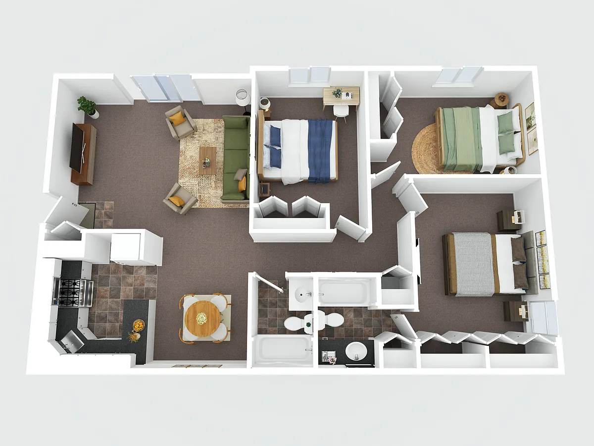 Floor plan Three Bedroom Floor Plan