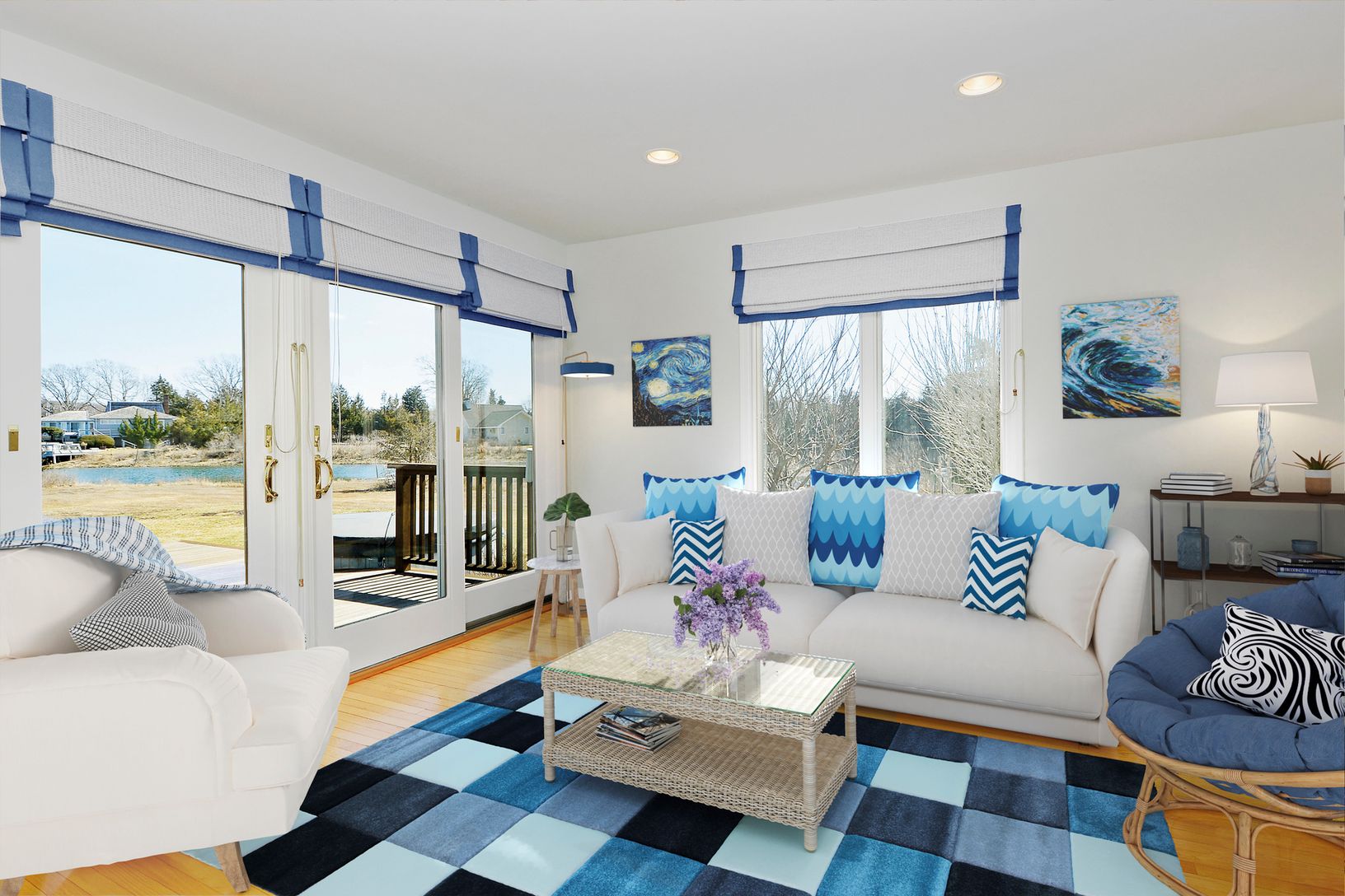  DEN WITH VIEWS - VIRTUALLY STAGED