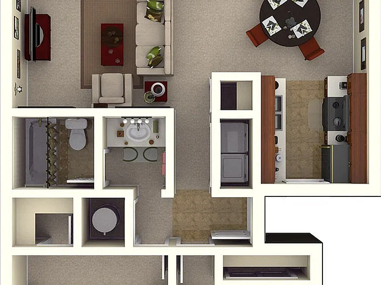 Residence 2 2x1 875 sq ft Residence 2 2x1 875 sq ft