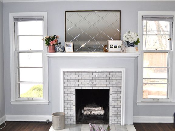 Another view of the fireplace