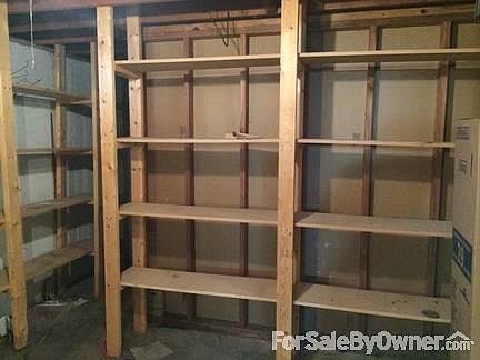 basement storage-so much storage
						:
						only a small portion of the large basement