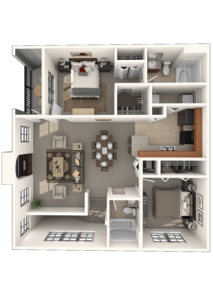 Floor plan Calder