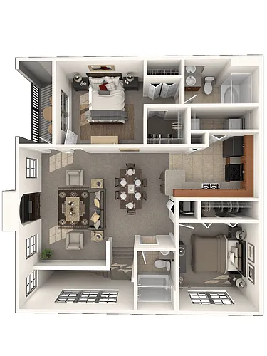 Floor plan Calder