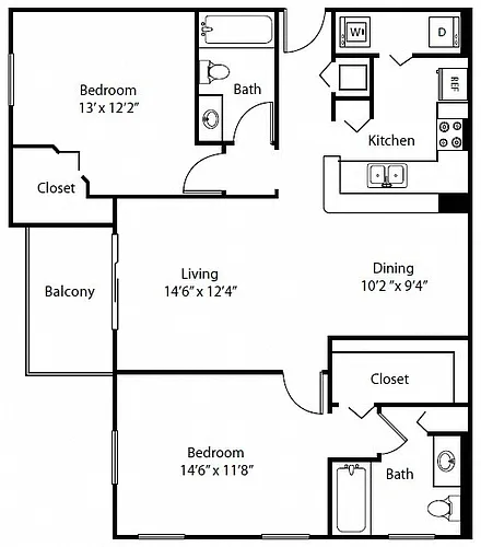 Floor plan B1