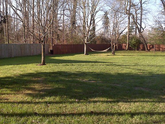 1/2 acre Privacy Fenced backyard