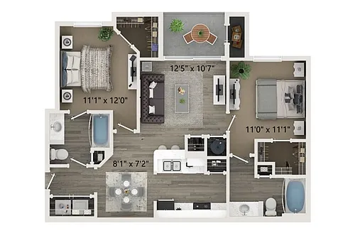 Floor plan B1