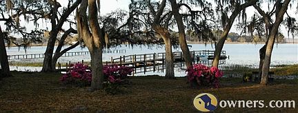 Lake front 200 ft from house