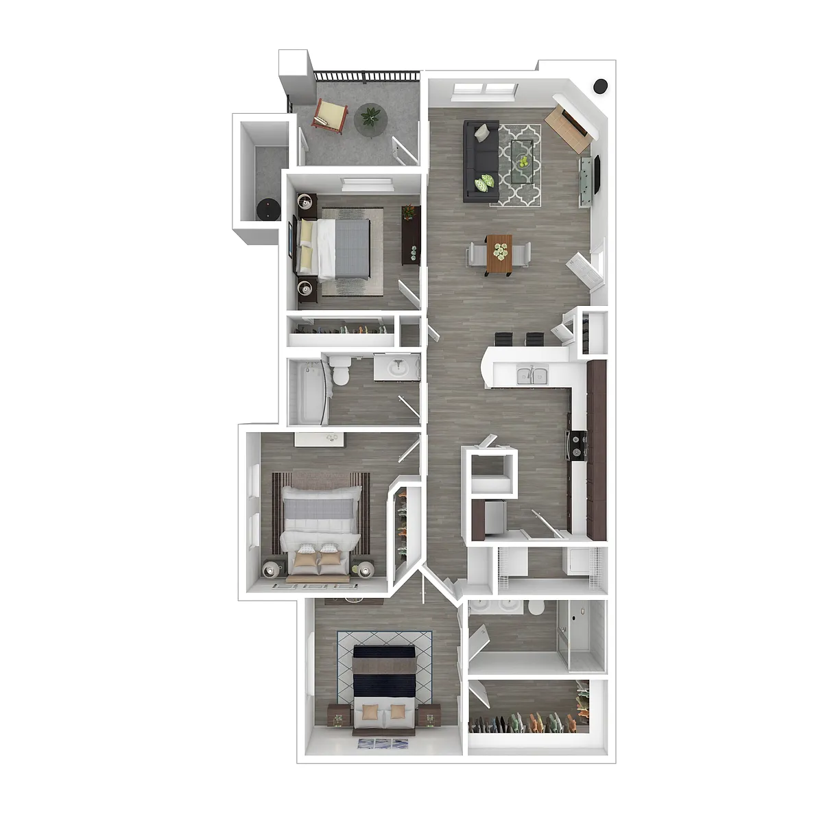Floor plan 3x2-1150- Classic