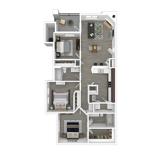 Floor plan 3x2-1150- Full Renovation