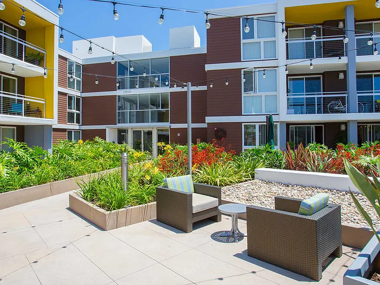Courtyard and Lounge Space