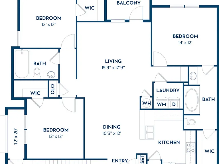 3 Bedroom | 2 Bath | 1491 SF | Renovated 3 Bedroom | 2 Bath | 1491 SF | Renovated