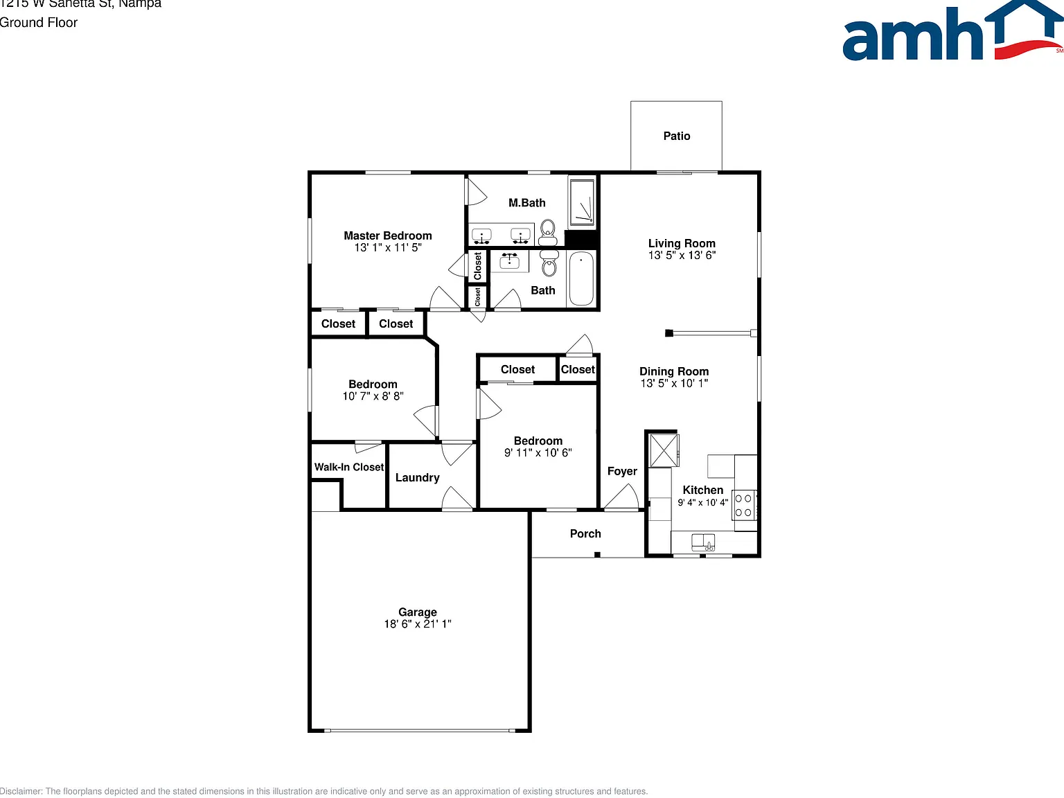 3 bed, 2.0 bath, 1244 sqft, $2,190 — Photo 2