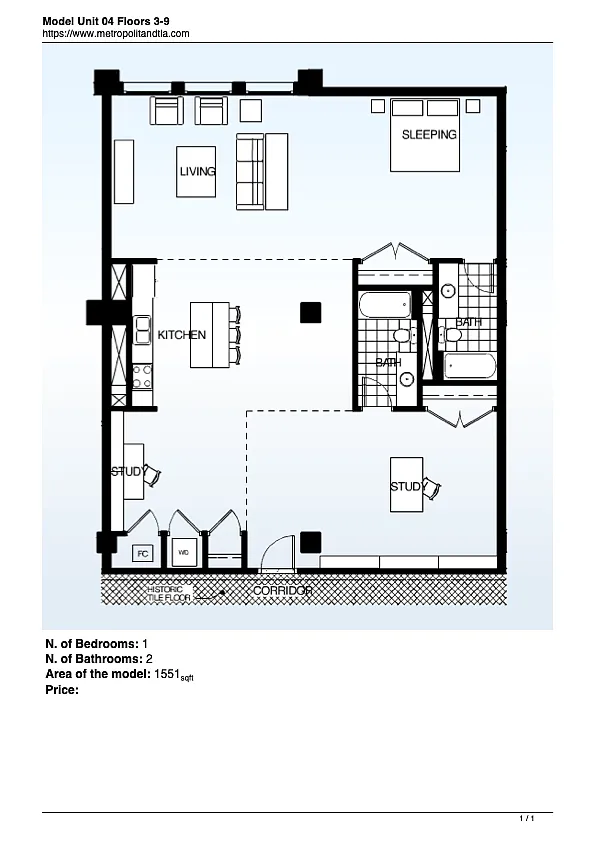 Floor plan 704