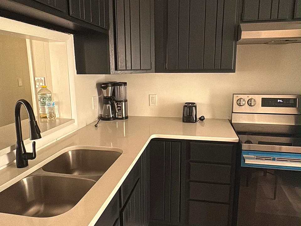kitchen with all new appliances
