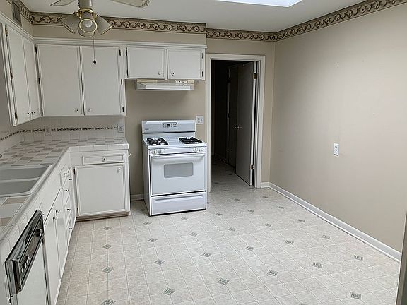 Kitchen with large skylight