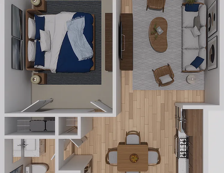 1 C Floor Plan. 1 Bedroom, 1 Bath. 1 C Floor Plan. 1 Bedroom, 1 Bath.