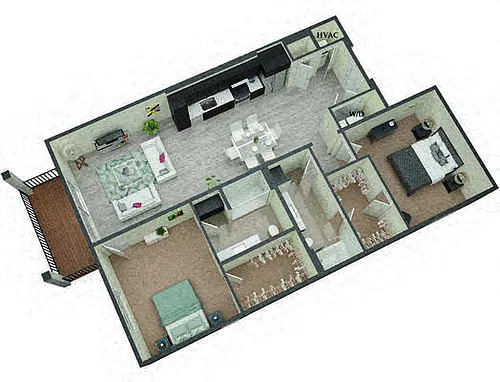 Floor plan Pratt
