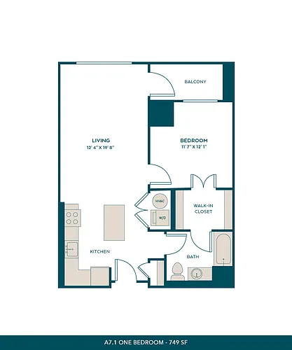 Floor plan A7a
