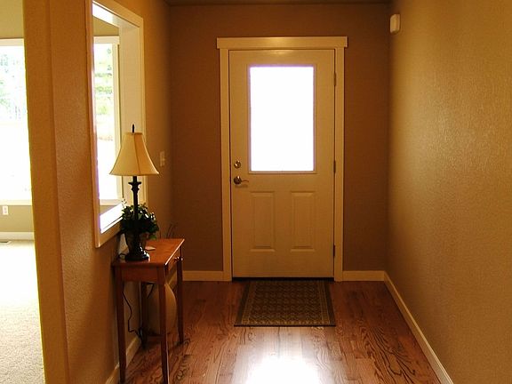 Formal entry with hardwood