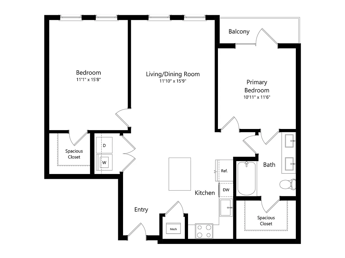 Floor plan B6