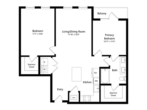 Floor plan B6