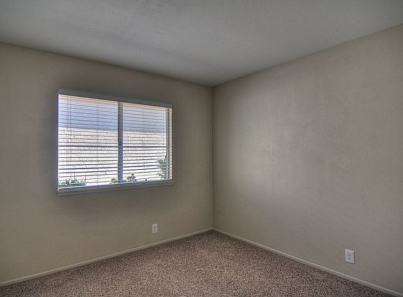 Bedroom one shares hall bath.