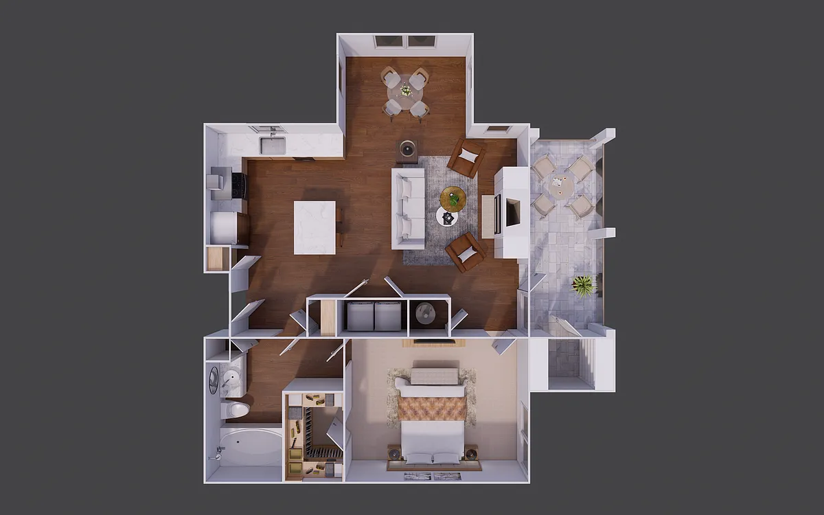 Floor plan Garland