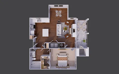 Floor plan Garland