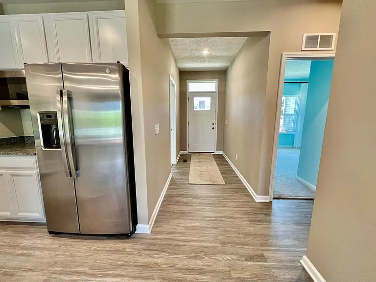 Front door and foyer view