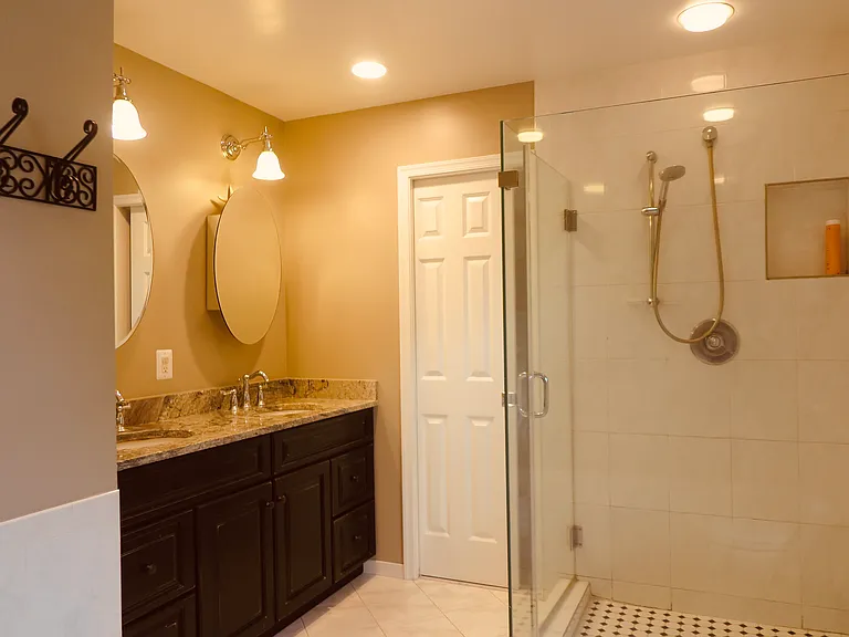 Primary bathroom.