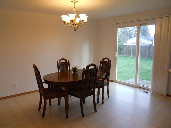 Another view of the family room that the seller used as the dining area. Slider leads to a nice big 
