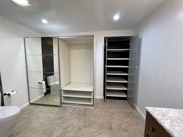 bathroom storage / closet